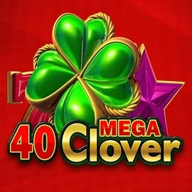 Logo of 40 Mega Clover from Amusnet Interactive at Casinobossy