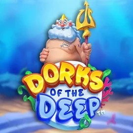 Dorks of the Deep slot logo by Hacksaw Gaming at CasinobossyDorks of the Deep