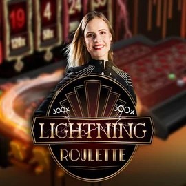 Lightning Roulette logo – Live Casino by Evolution at Casinobossy