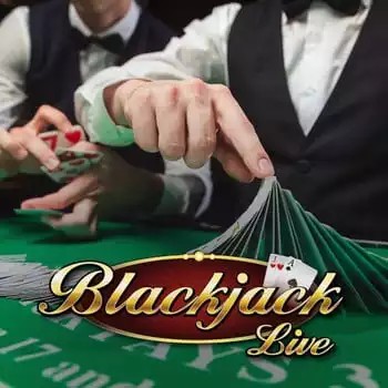 Live Blackjack slot icon by Evolution, available at Casinobossy