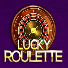 Lucky Roulette slot logo by Belatra Games at CasinobossyLucky Roulette