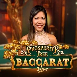 Prosperity Tree Baccarat slot logo by Evolution at Casinobossy