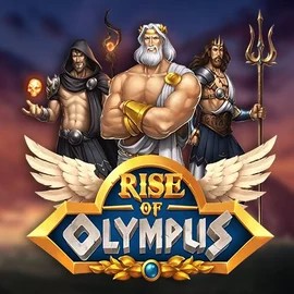 Rise of Olympus slot logo by Play'n GO at Casinobossy